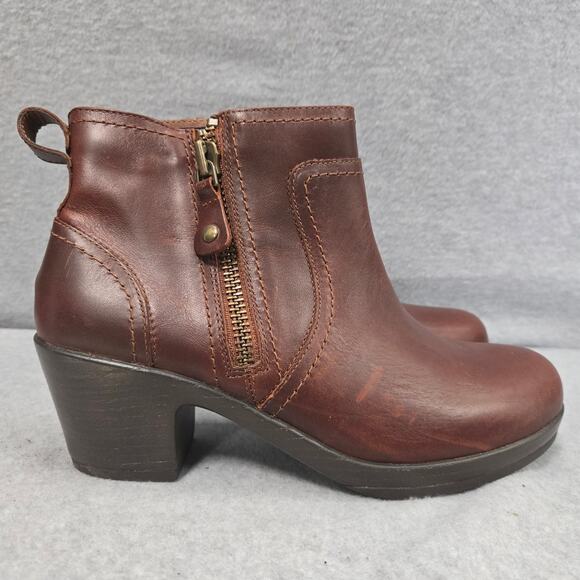 Cobb Hill Presley Zip Leather Bootie Size 9.5 - Picture 1 of 10